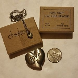 Jewelry set earrings and necklace
